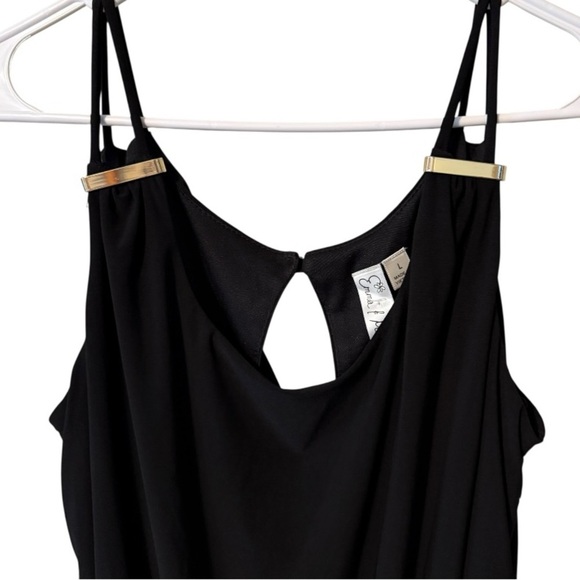 Emma & Michele Sleeveless Double Strap Jumpsuit - Picture 9 of 13